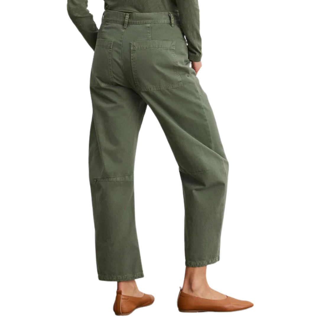 Brylie Sanded Twill Utility Pant in Rock