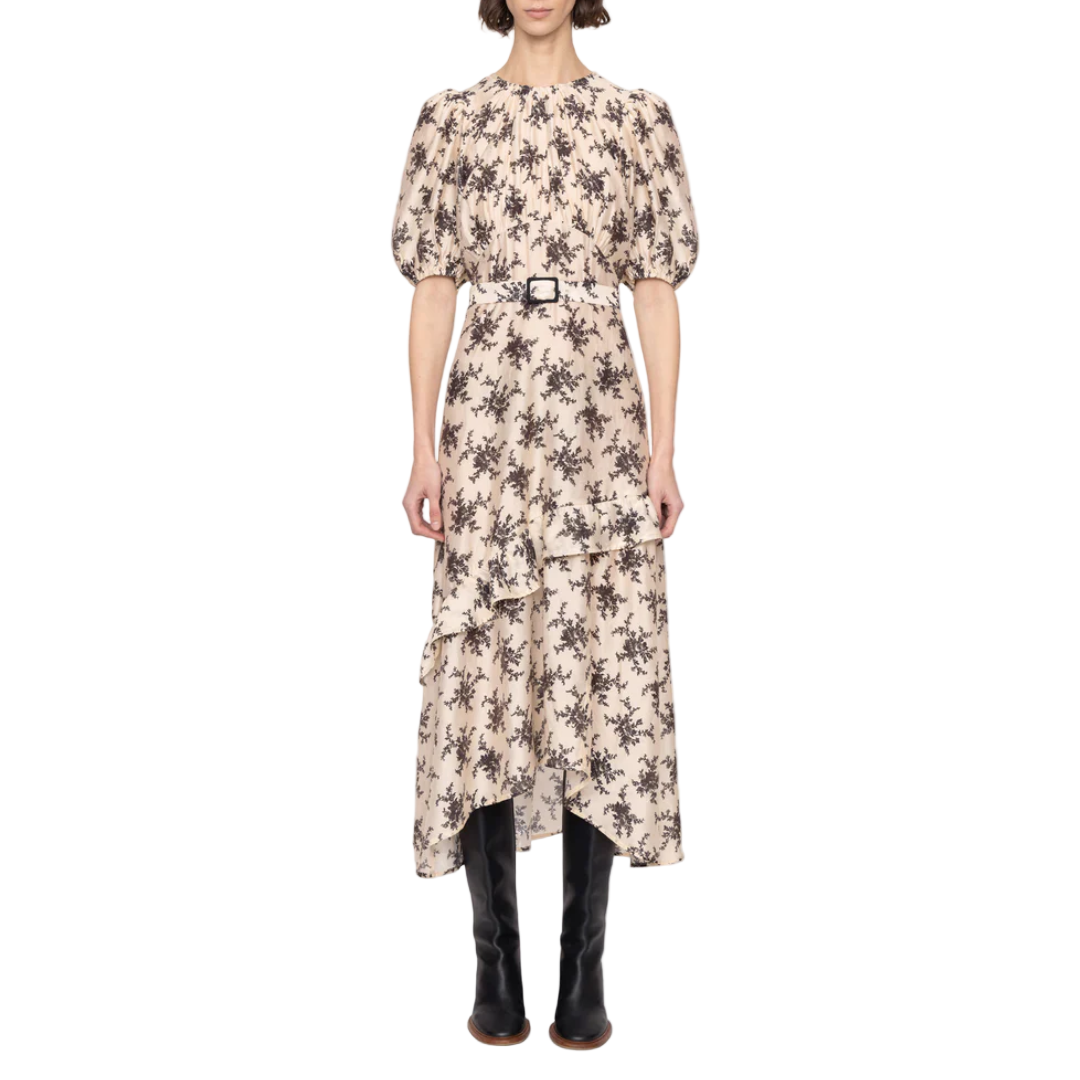 Joan Dress in Cream