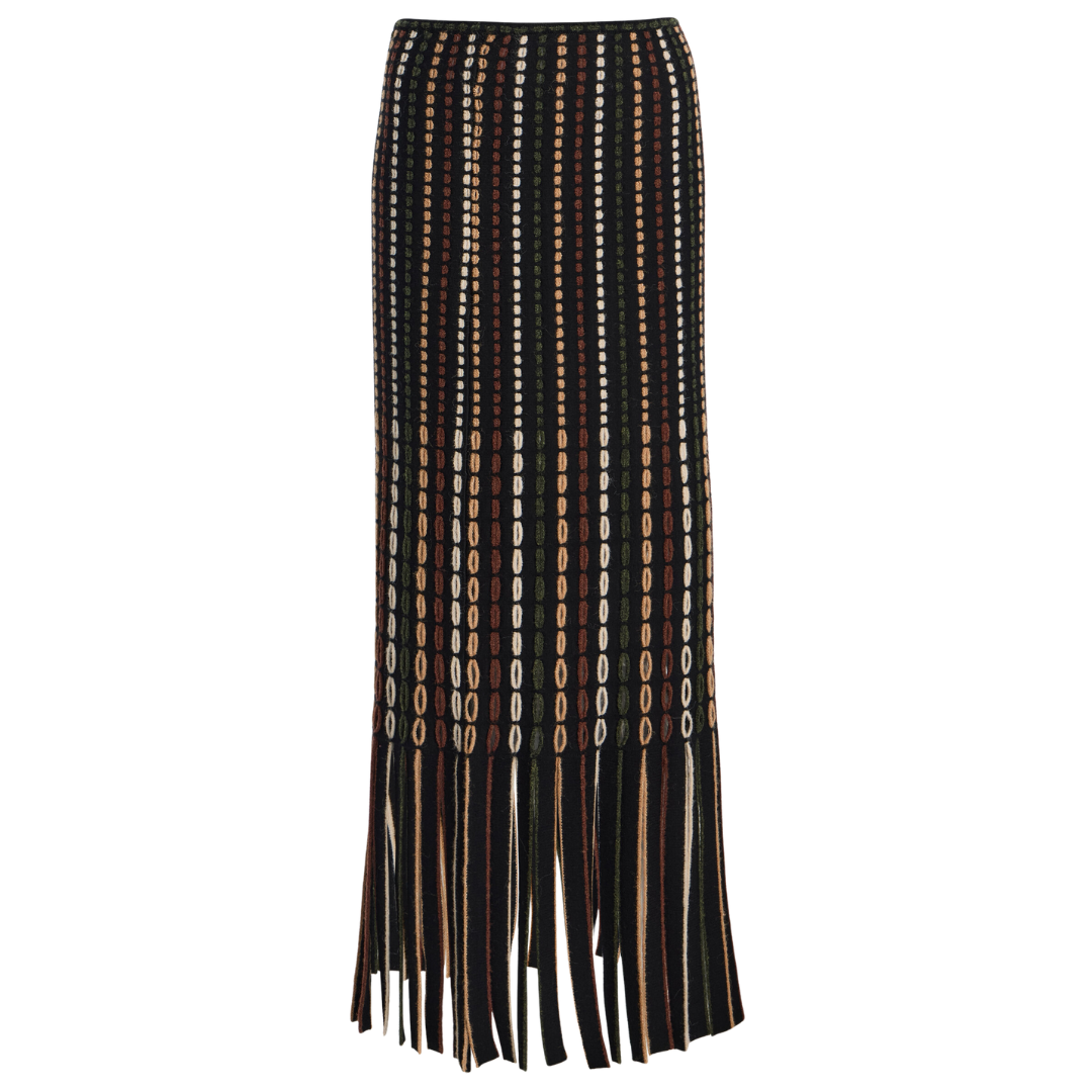 Ineze Knit Skirt in Noctis