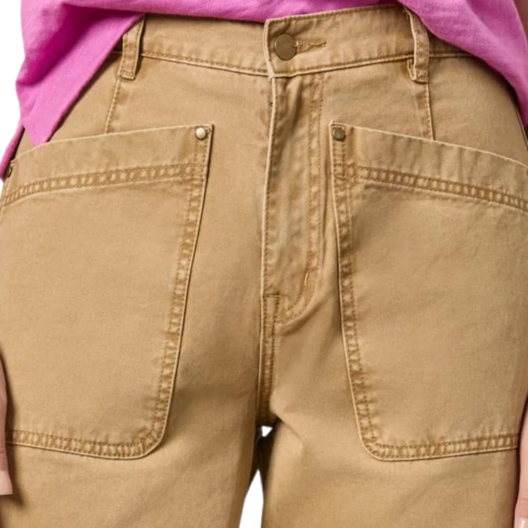 Twill Straight Pant in Buckwheat