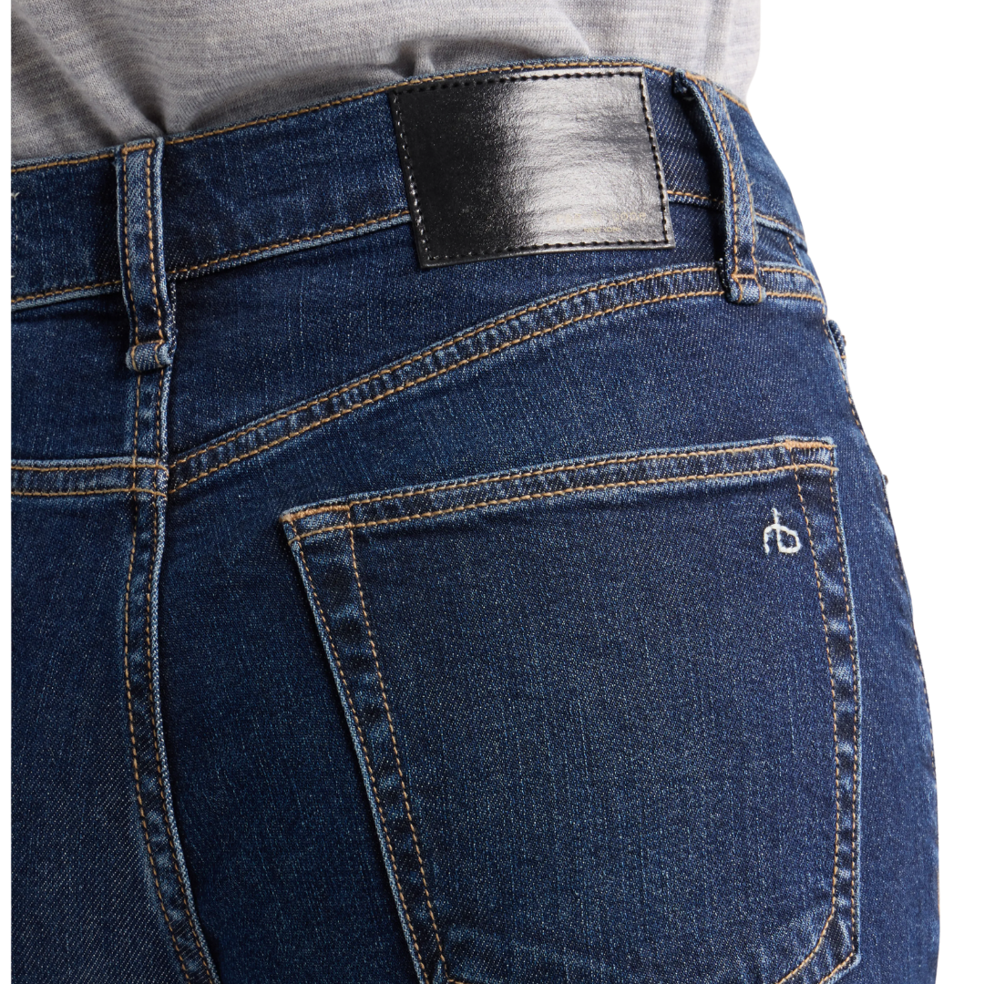 Wren Mid Rise Slim Jeans in Luna