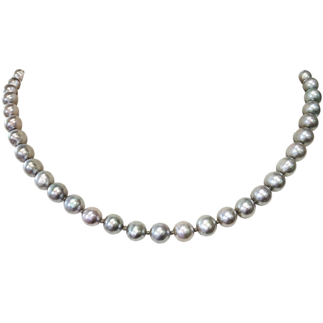 Shook Pearl 1 Baroque Grey 18" Necklace