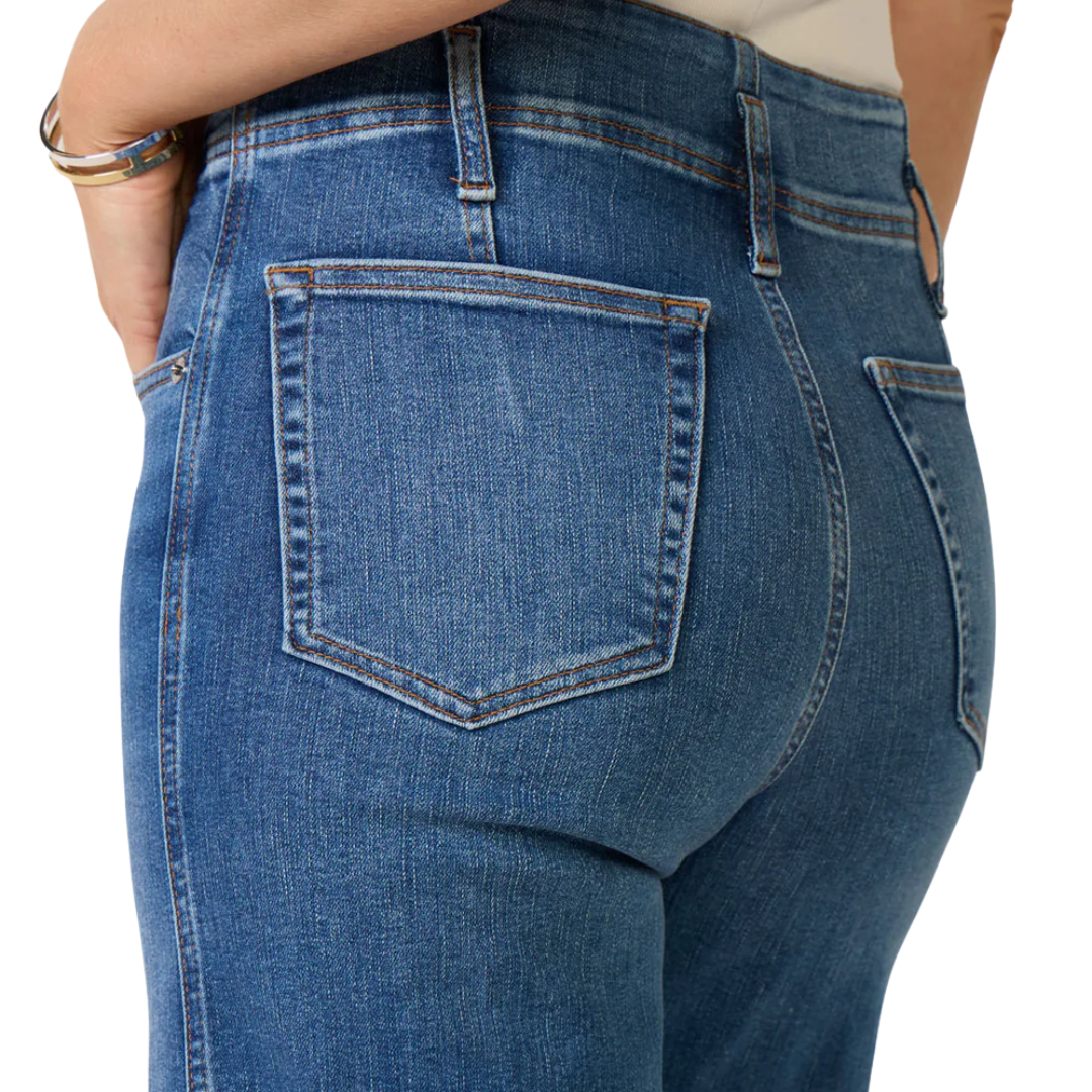 The Seamed Wide Trouser Crop in Charity
