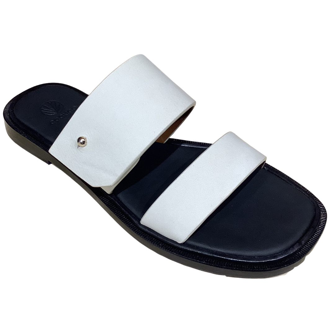 Rihanna Slide Sandal in Long Beach Mozzarella