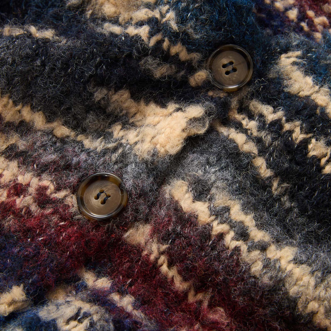 Monae Cardigan in Teal Multi