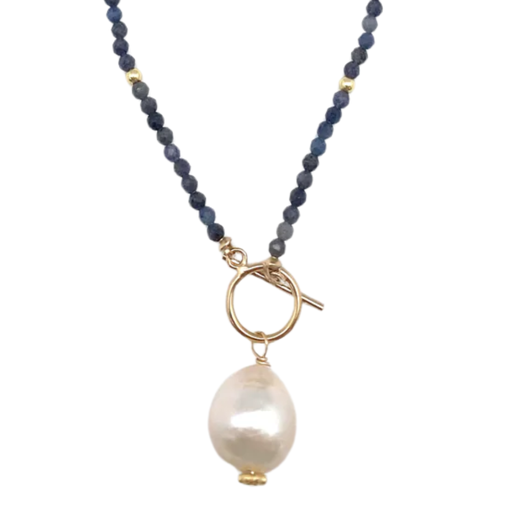 Carol Necklace in Blue Sapphire