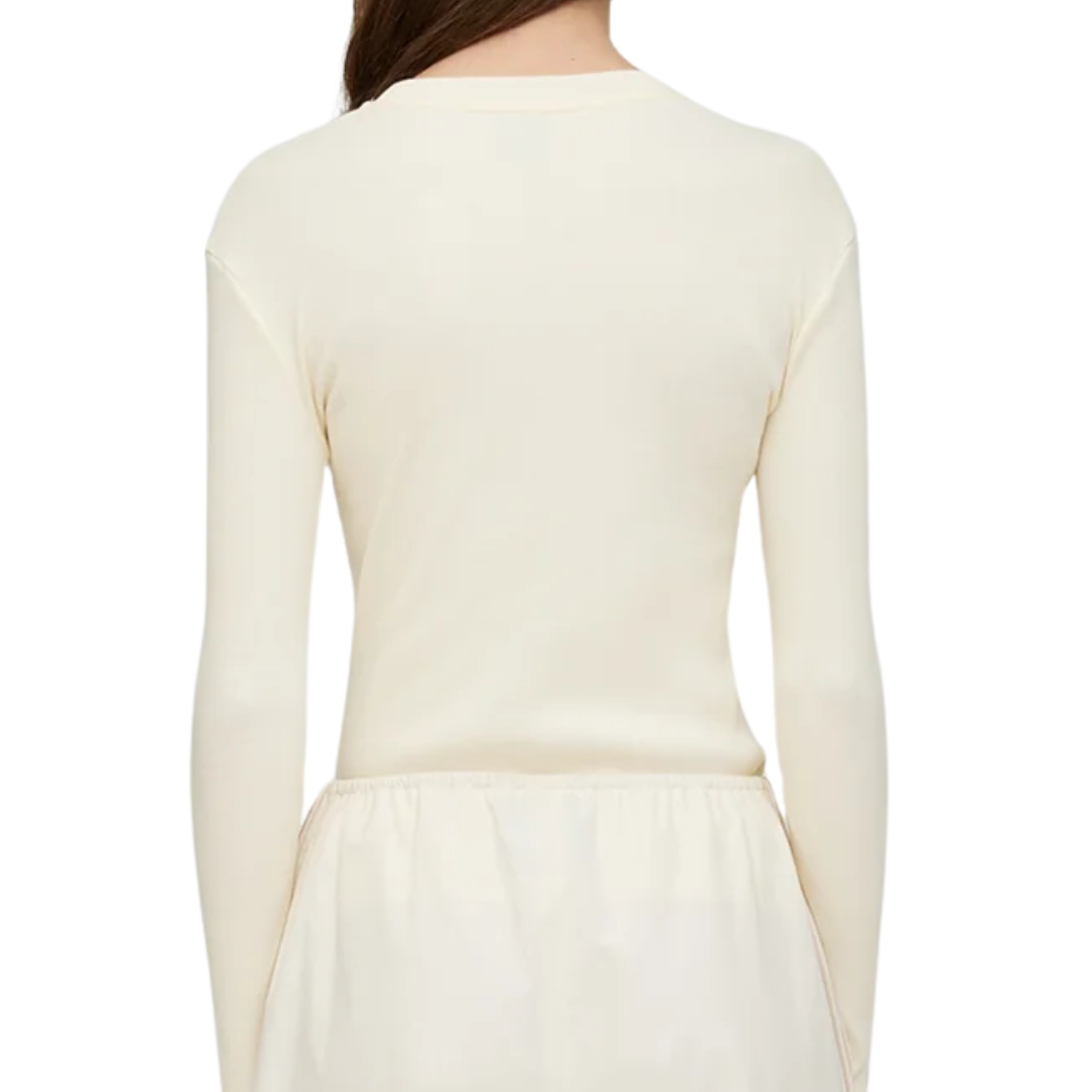 Tamsin Long Sleeve Top in Creme