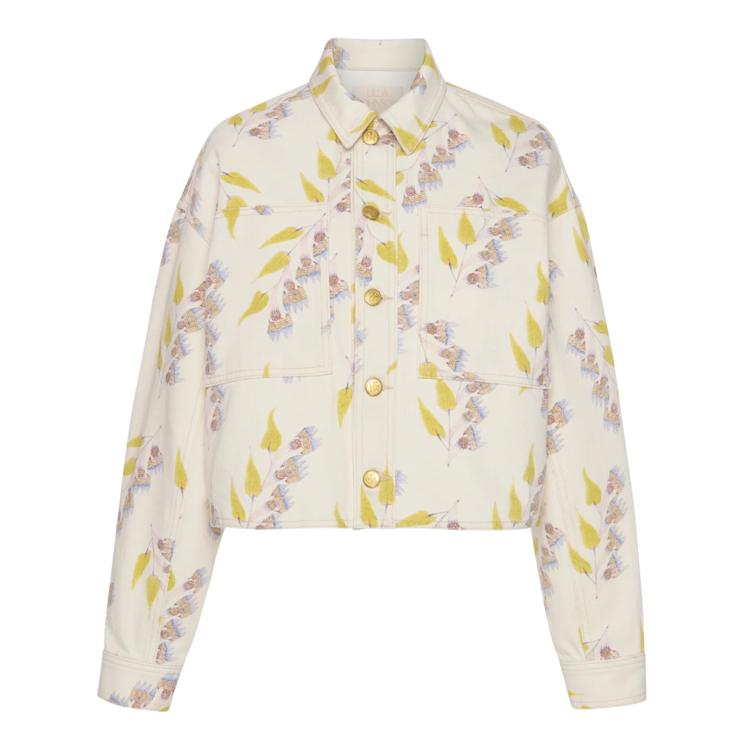 The Bobbi Cropped Jacket in Infinite Flower