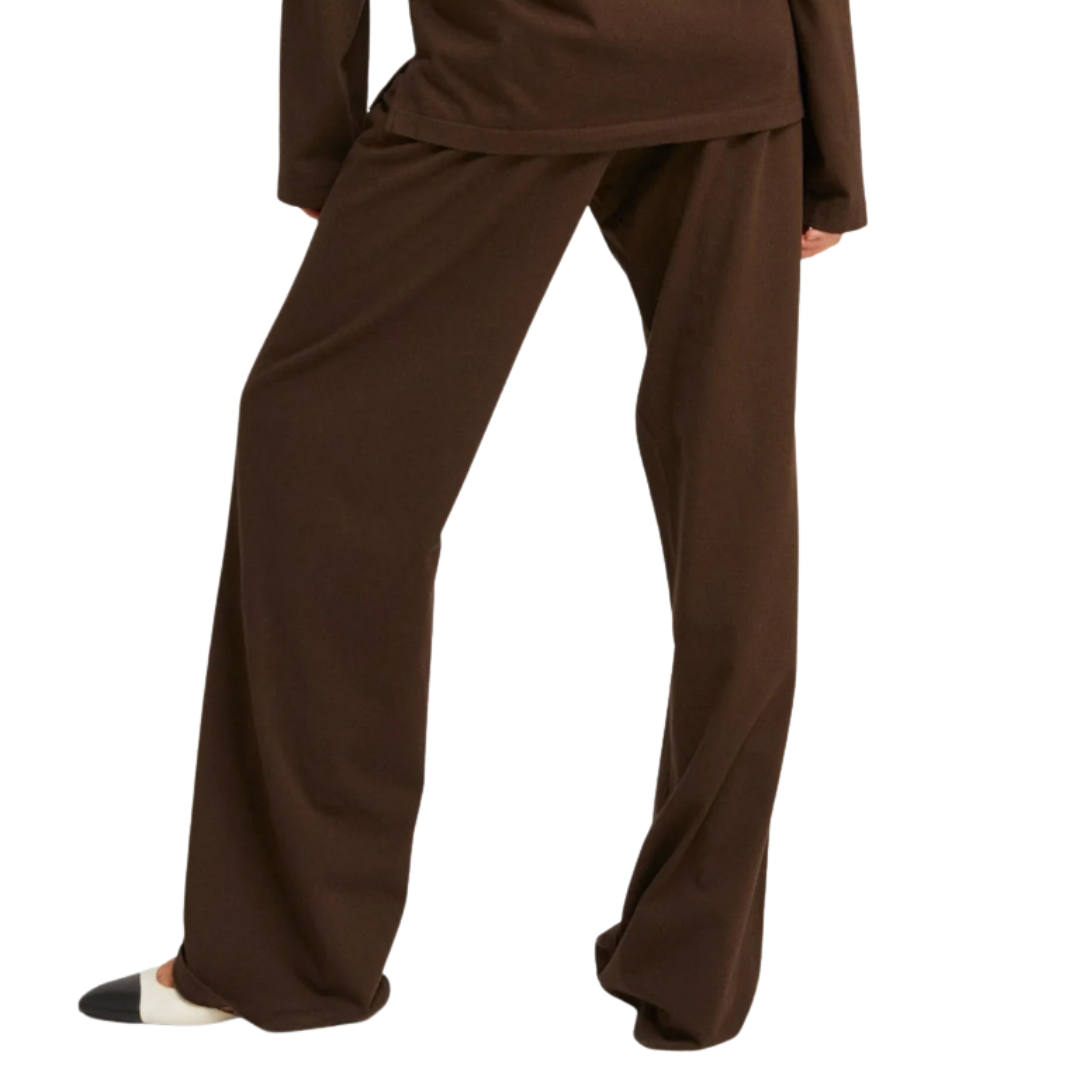 Supima Cotton Easy Pants in Americano