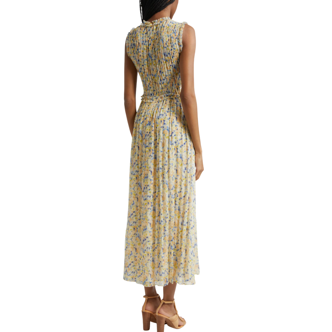 Kasia Silk Dress in Daffodil