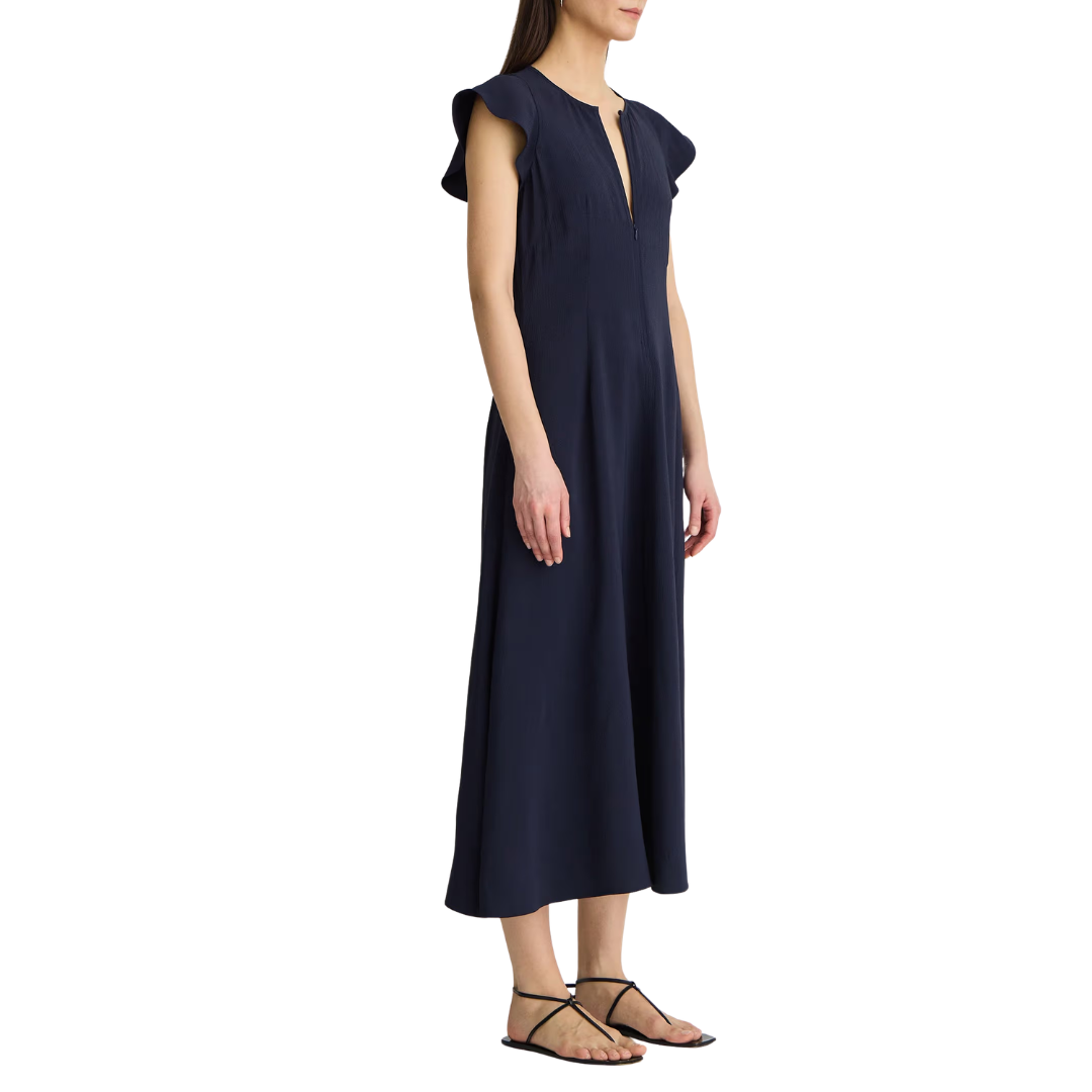 Gisa Zip Dress in Midnight