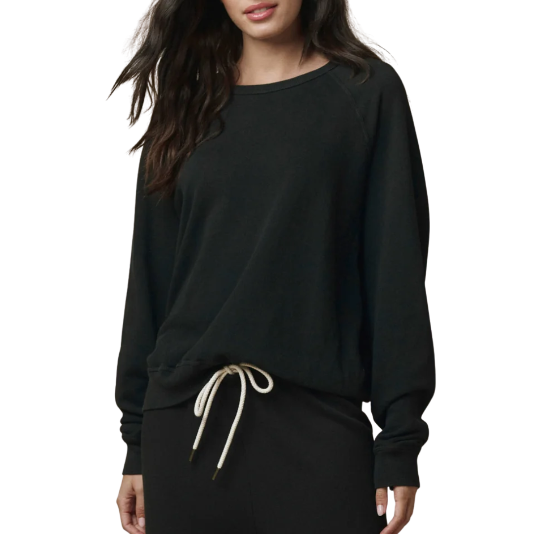 The College Sweatshirt in Almost Black