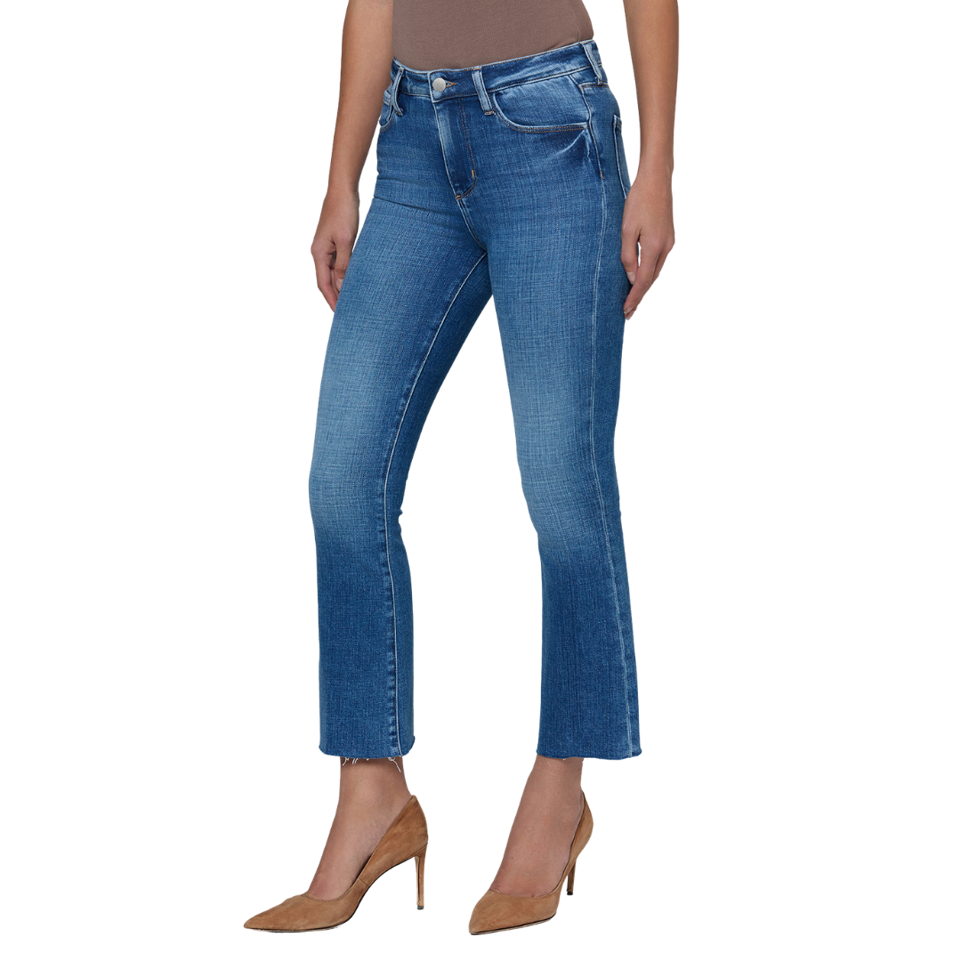 Kendra Cropped Flare Jean in Salinas