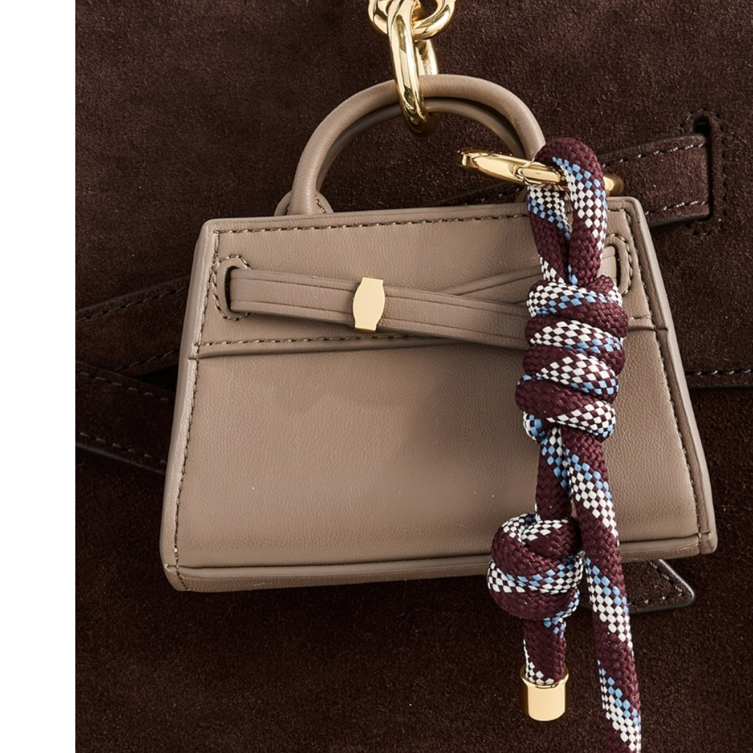 Dash Bag Charm in Bark Multi