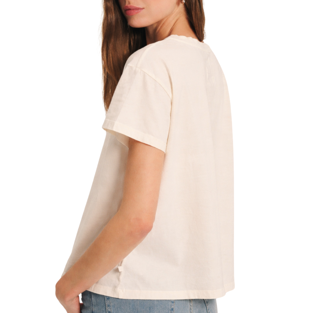 Tia Short Sleeve Tee in Beach