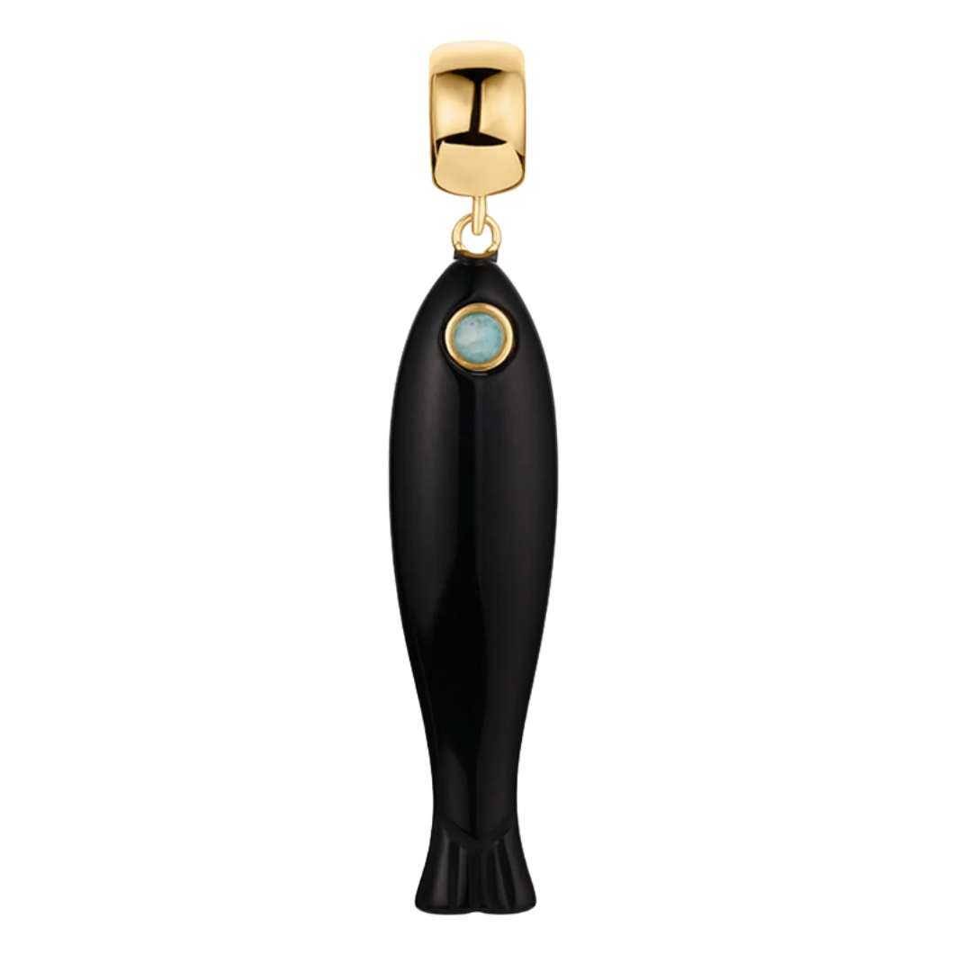 Fortuna Fish Bail in Onyx