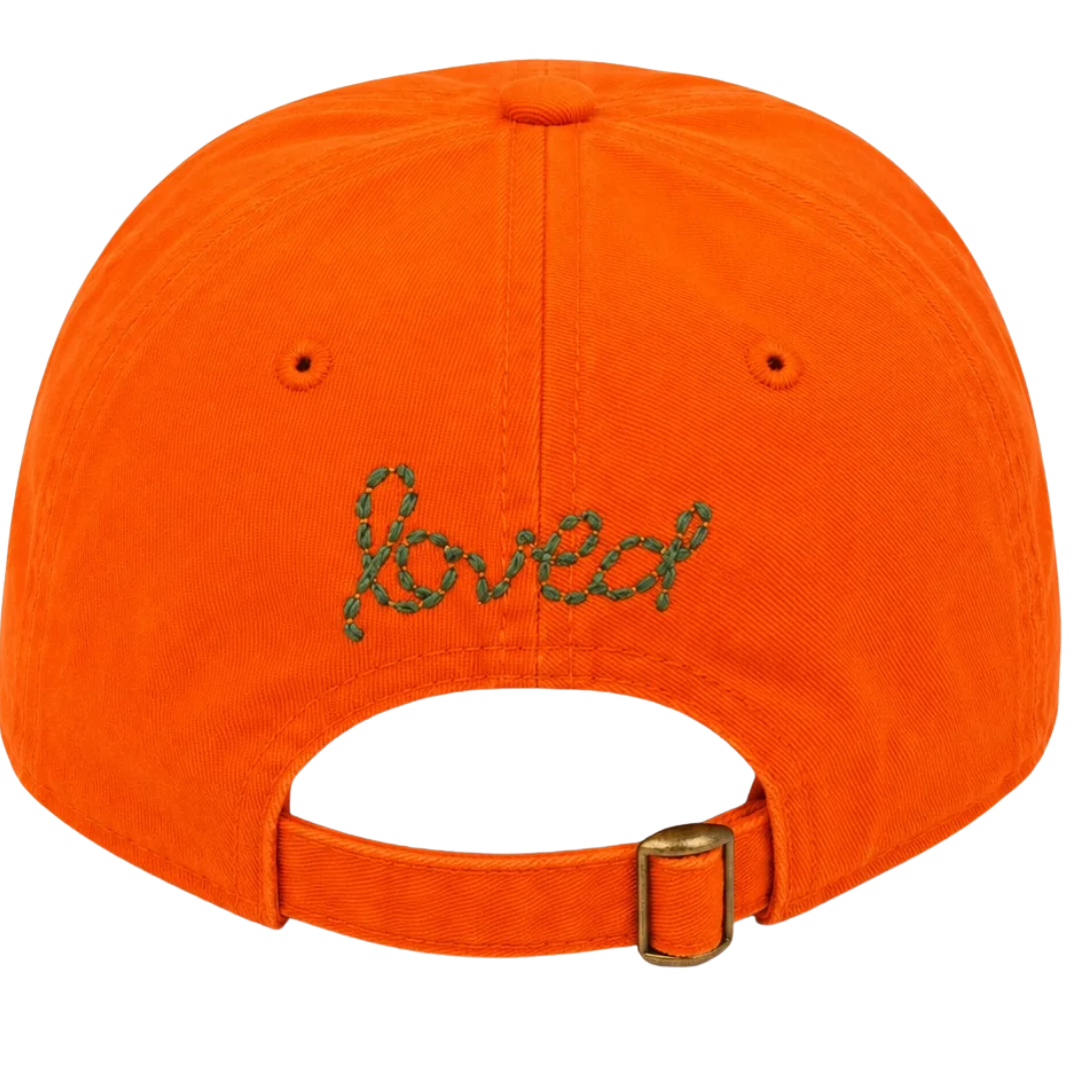 KR Imperfect Velvet Heart Hat Tomato-Army Green