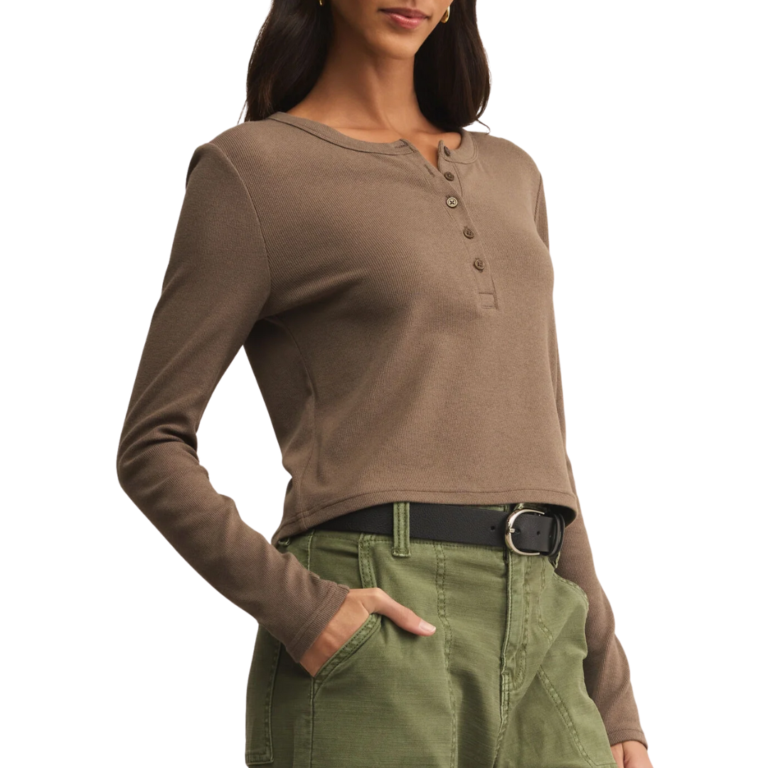 Ferris Henley Top in Tavern