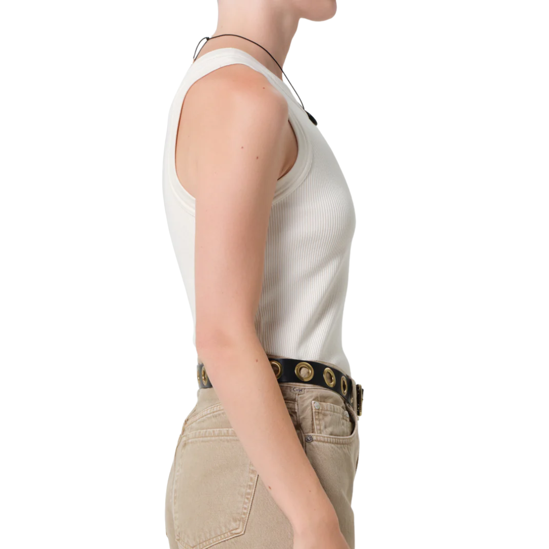 Isabel Rib Tank in Dune