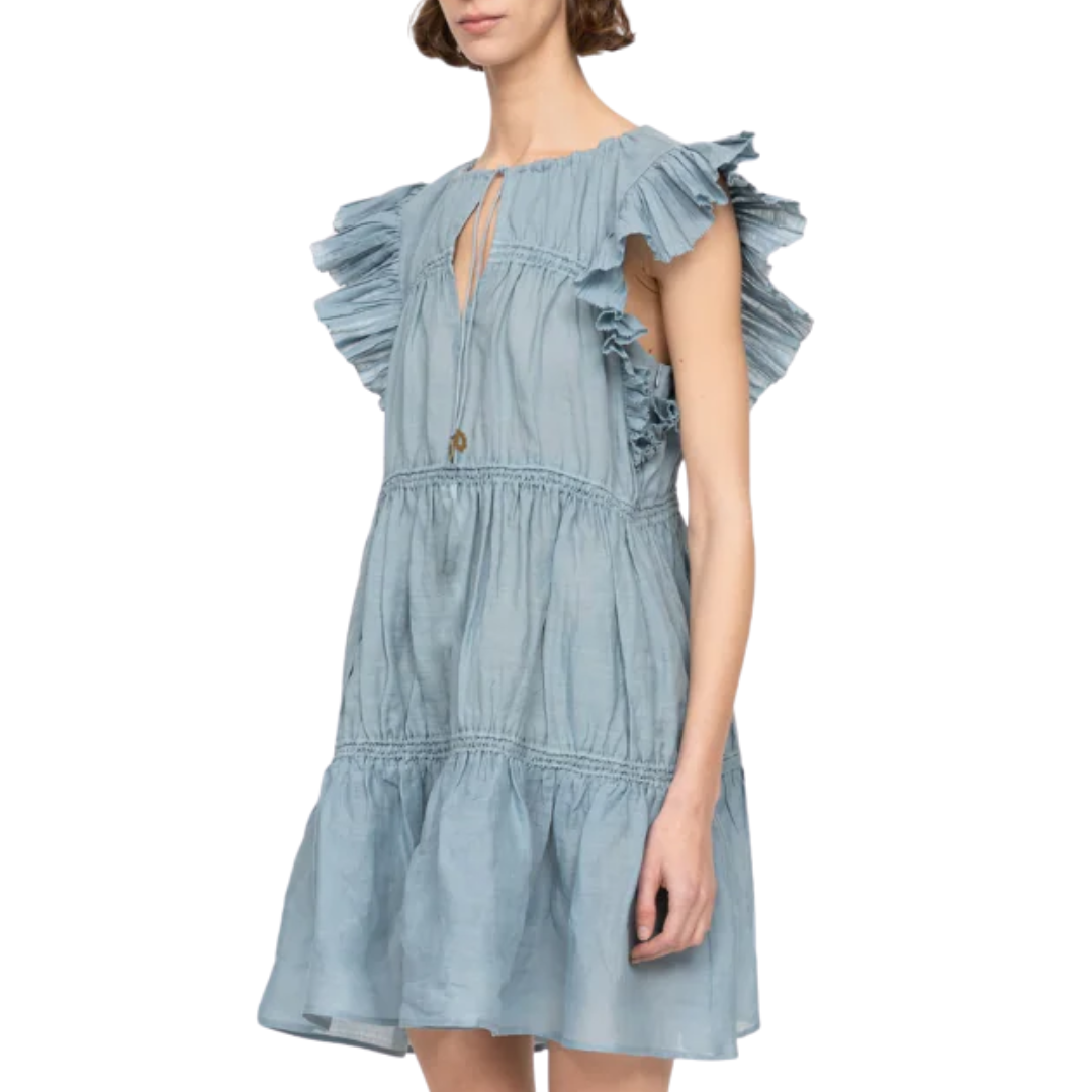 Anise Tunic Dress in Blue