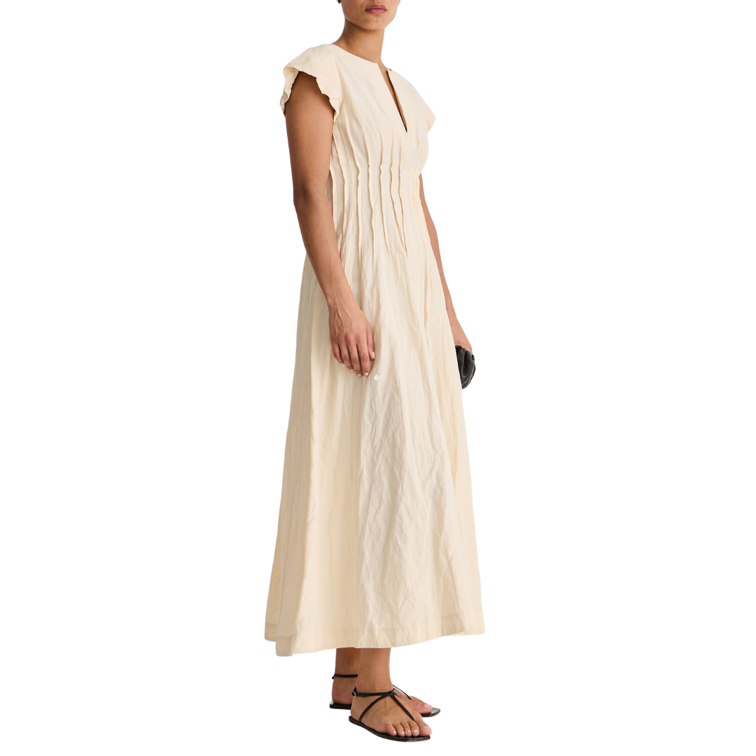 Maravilla Pintuck Maxi in Shell