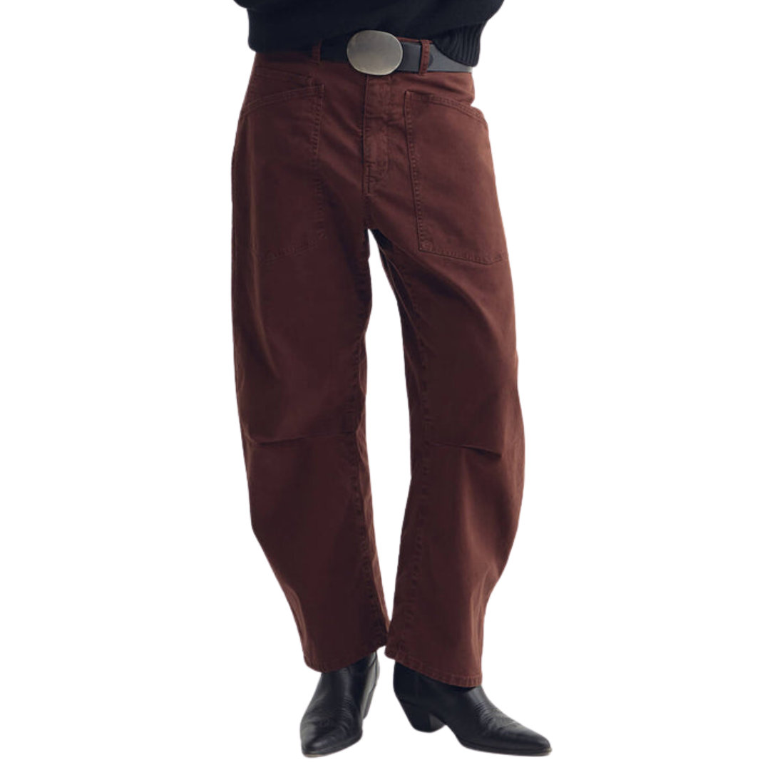 Shon Cotton Pant in Cabernet