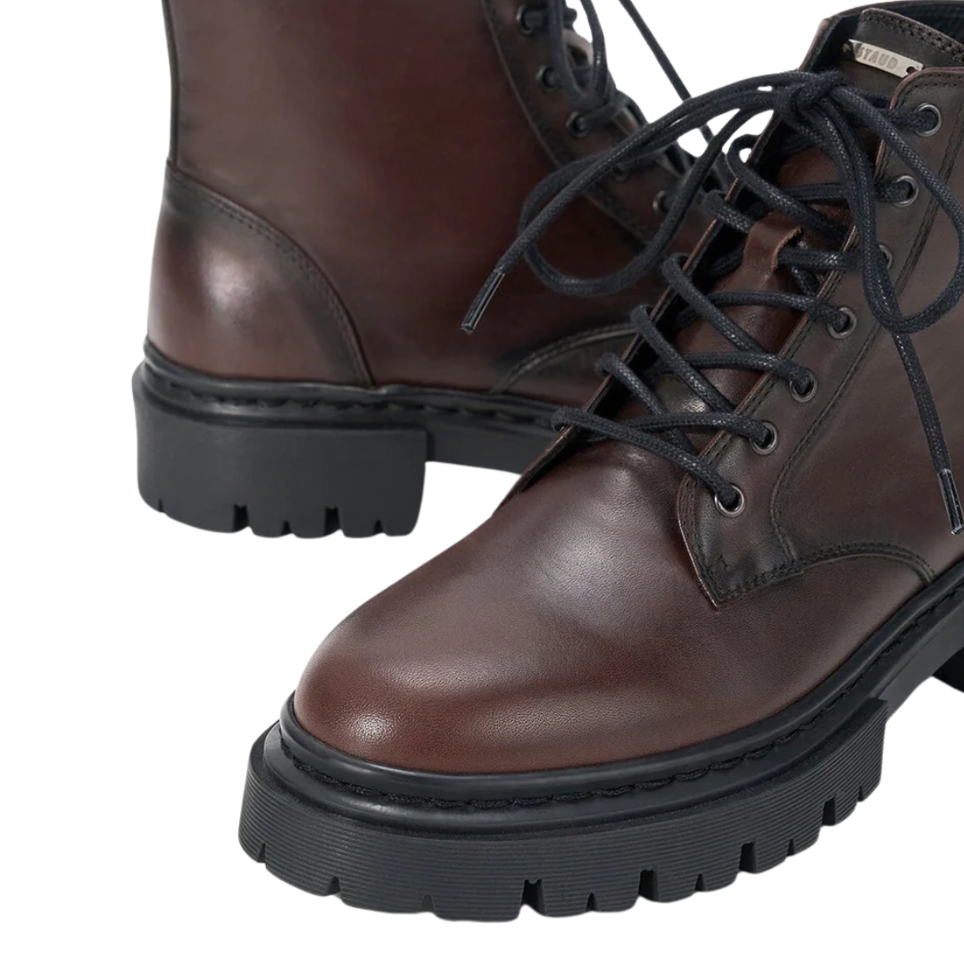 Henry Combat Boot in Espresso