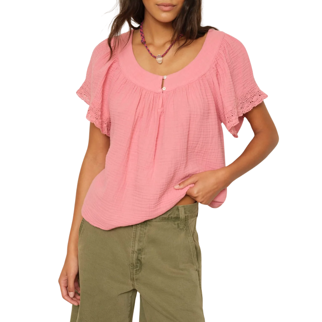 Rita Top in Faded Rose