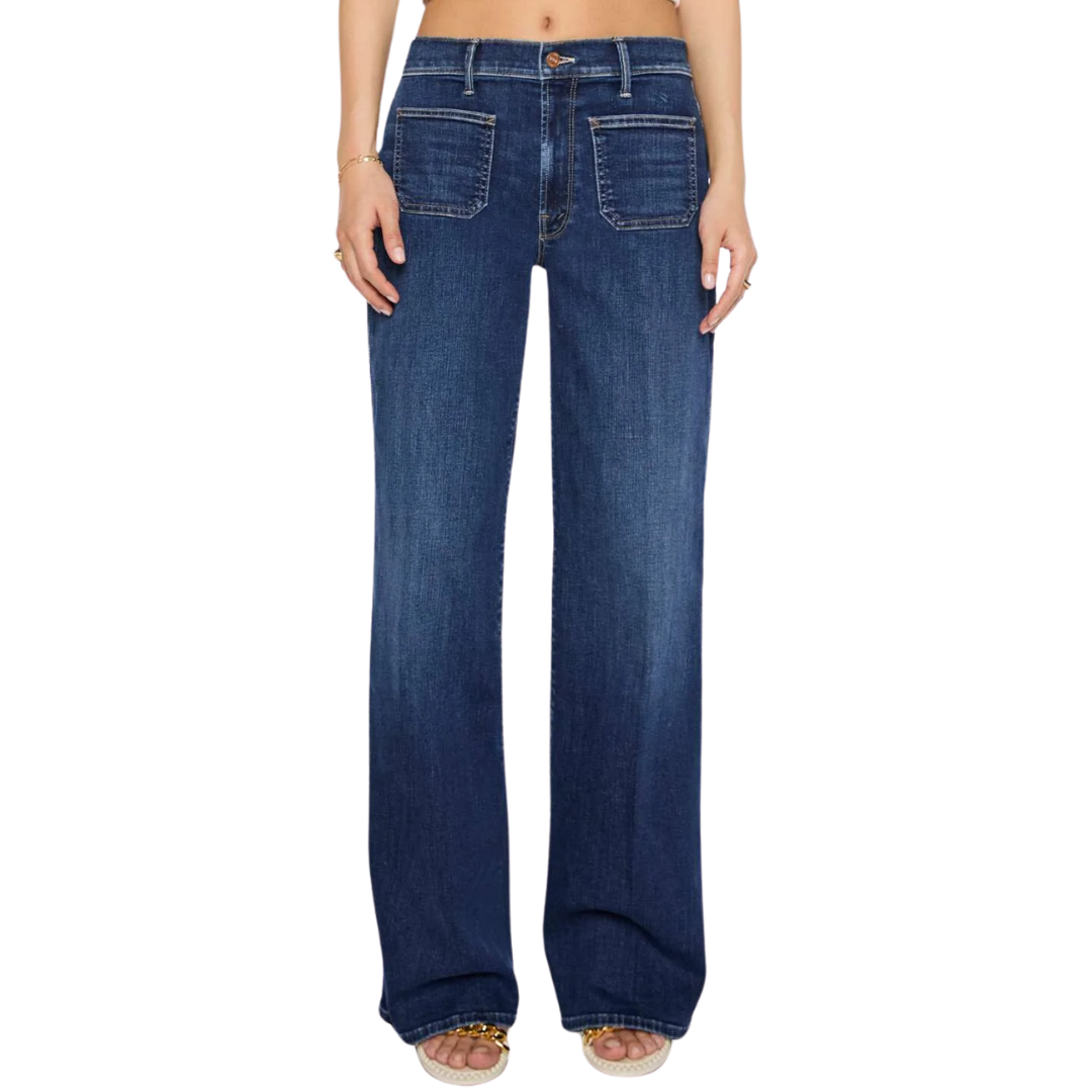 PETITES The Lil Patch Pocket Mid Rise Maven Sneak in Backstage Pass