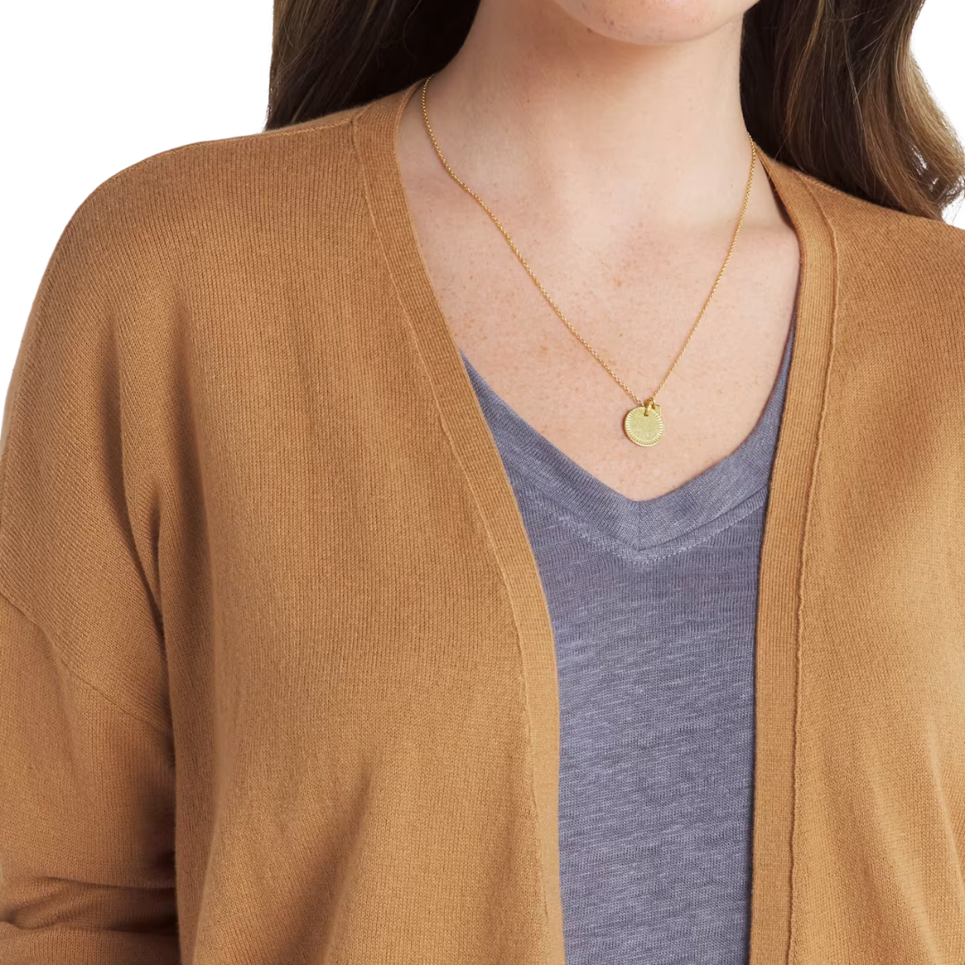 Palmer Cardigan in Camel