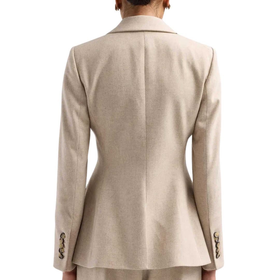 Raelynn Dickey Jacket in Oatmeal Melange