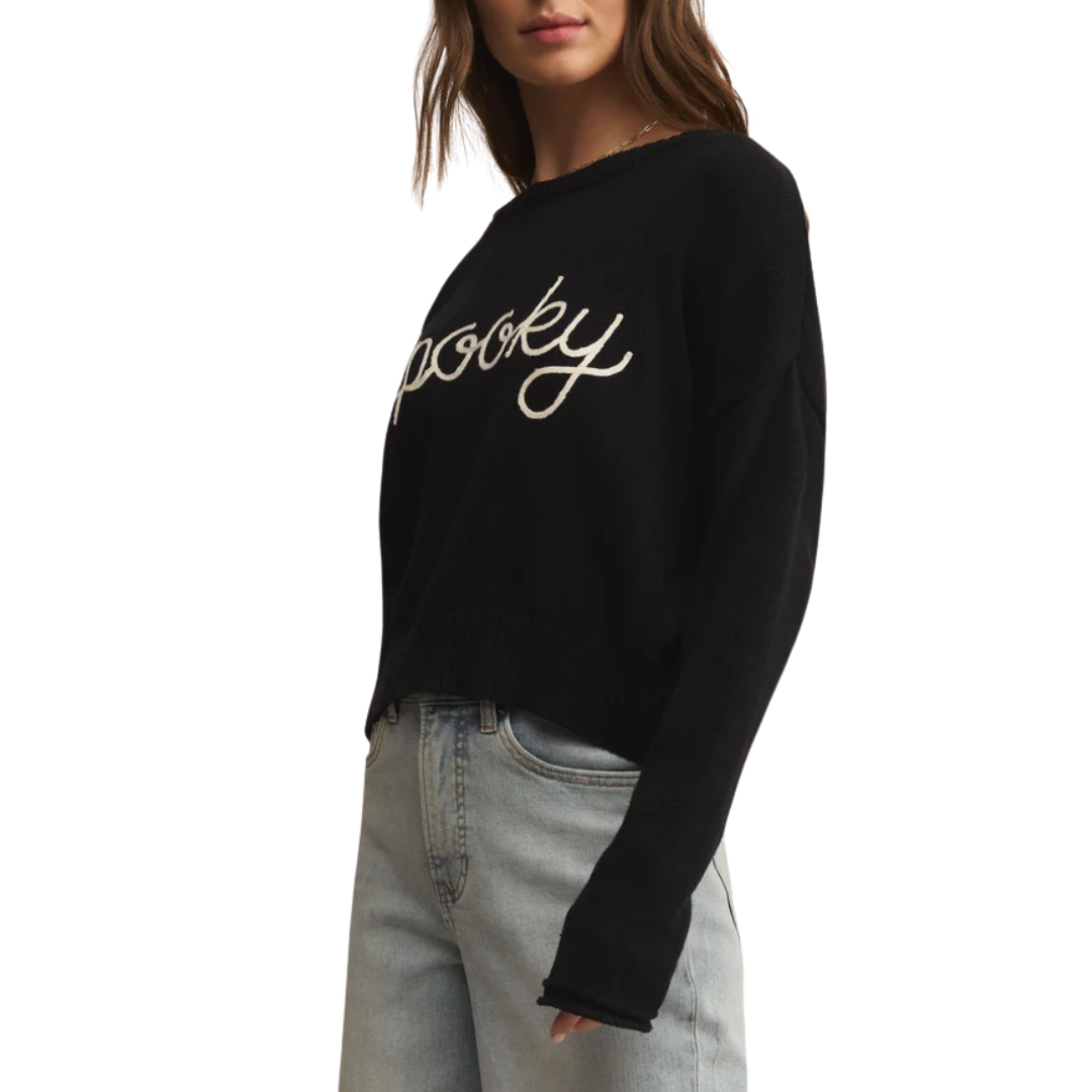 Sienna Spooky Sweater in Black