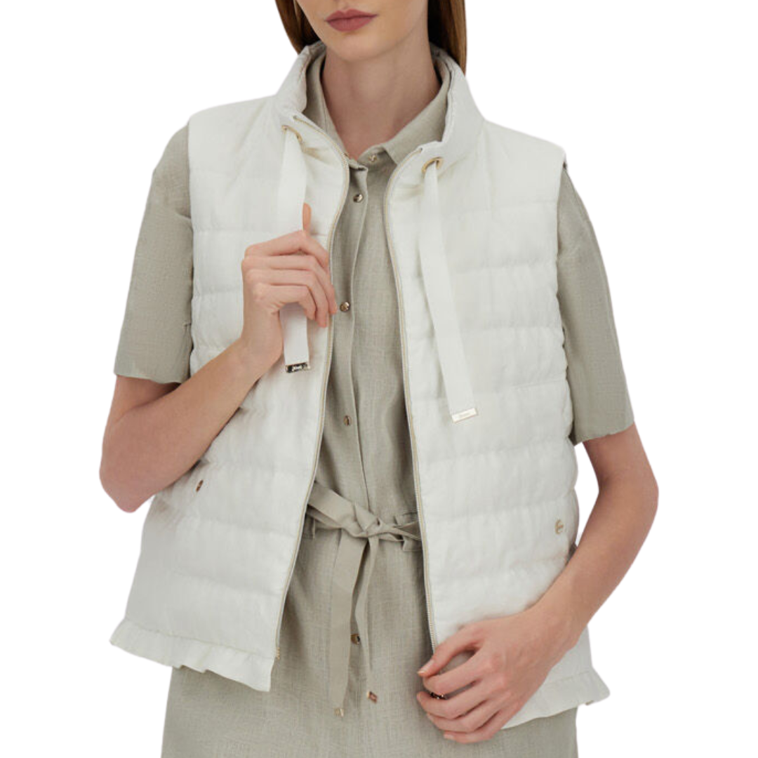 New Lino Vest in White