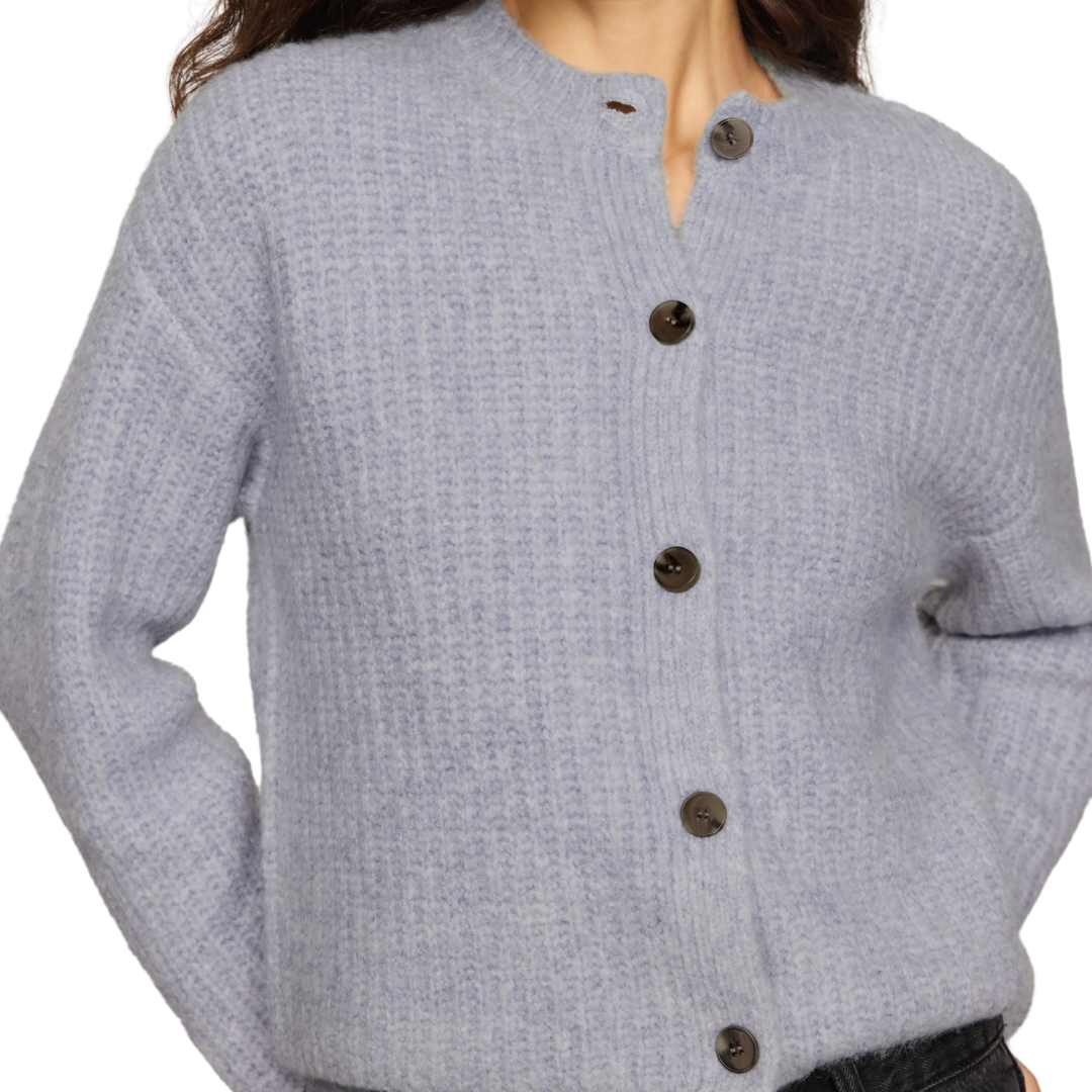 Rosemont Mohair Cardigan in Silverlake