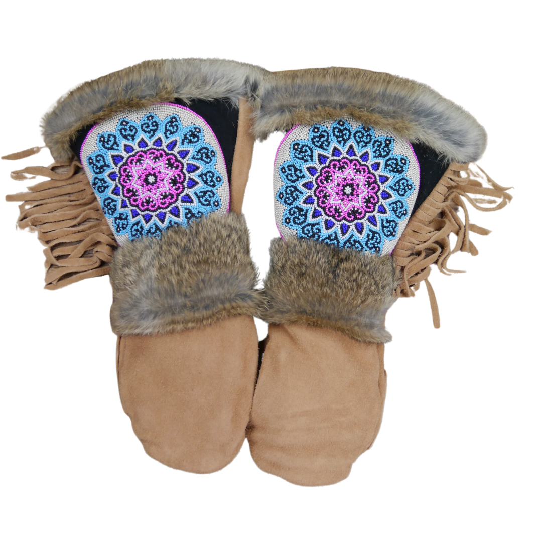 Park Mittens in Brown