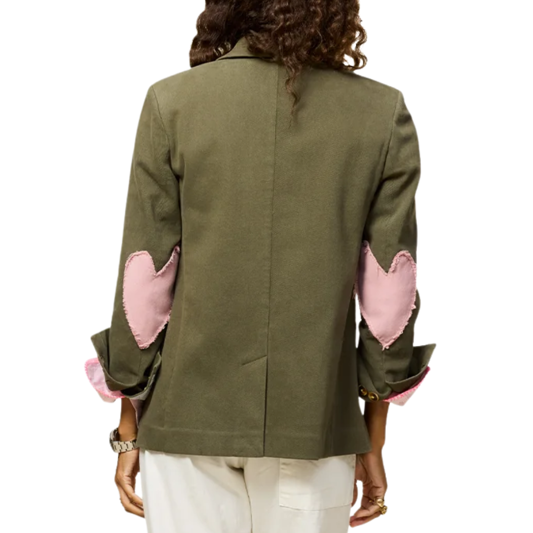 Workday Love Blazer in Army Green