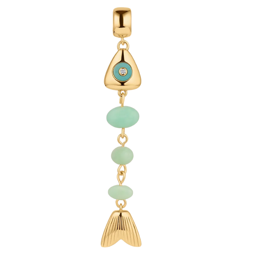 La Pez Fish Bail in Chrysoprase