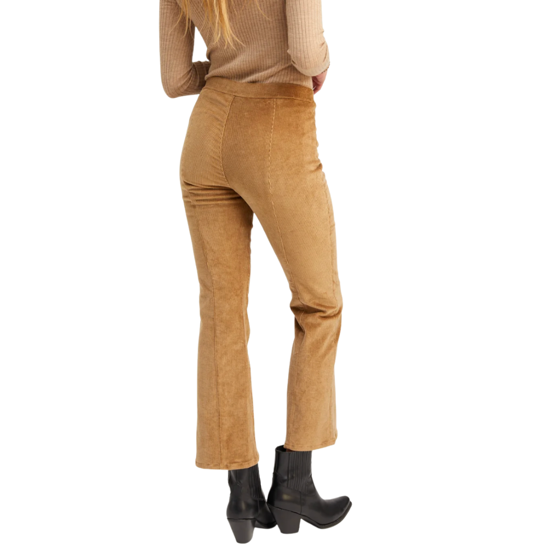 Ankle Flare with Princess Seams in Sepia