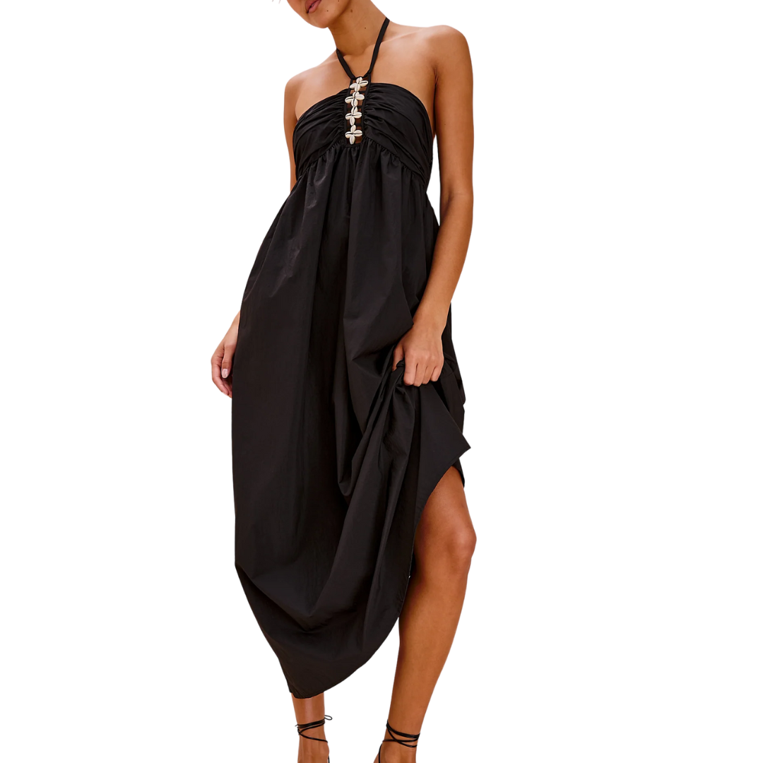 Palazzo Dress in Black