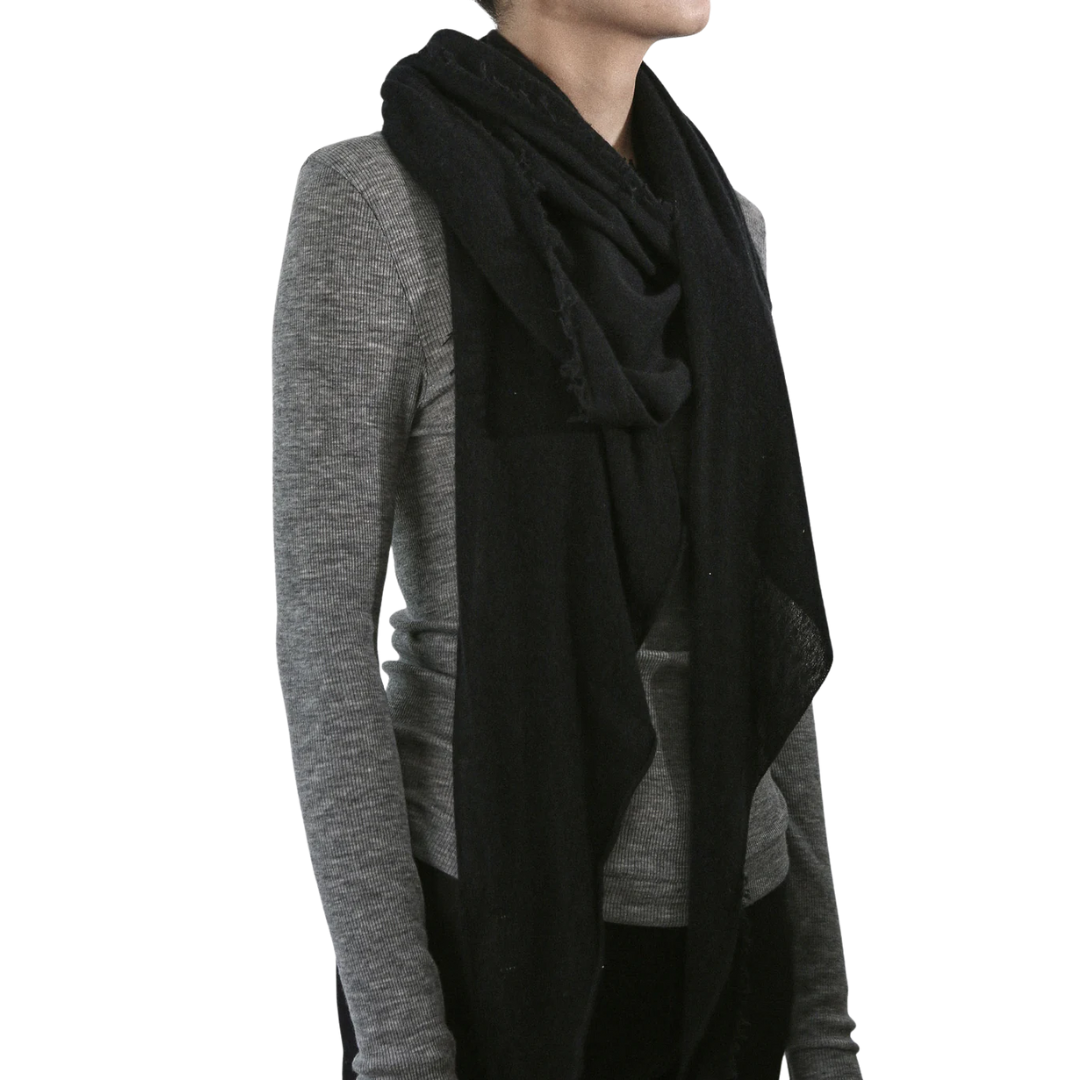 Love Scarf in Black