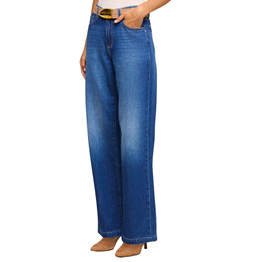 Scottie Wide-Leg Jean in Idaho