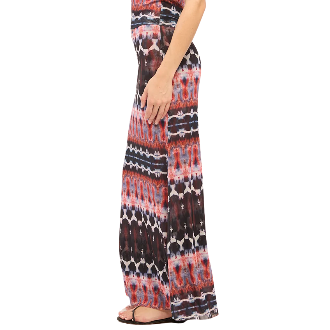 Owen Skirt in Fragmented Stripe