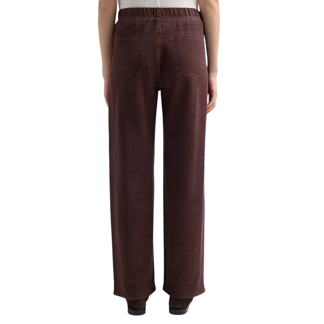 Miramar Sport Stripe Track Pant in Chocolate