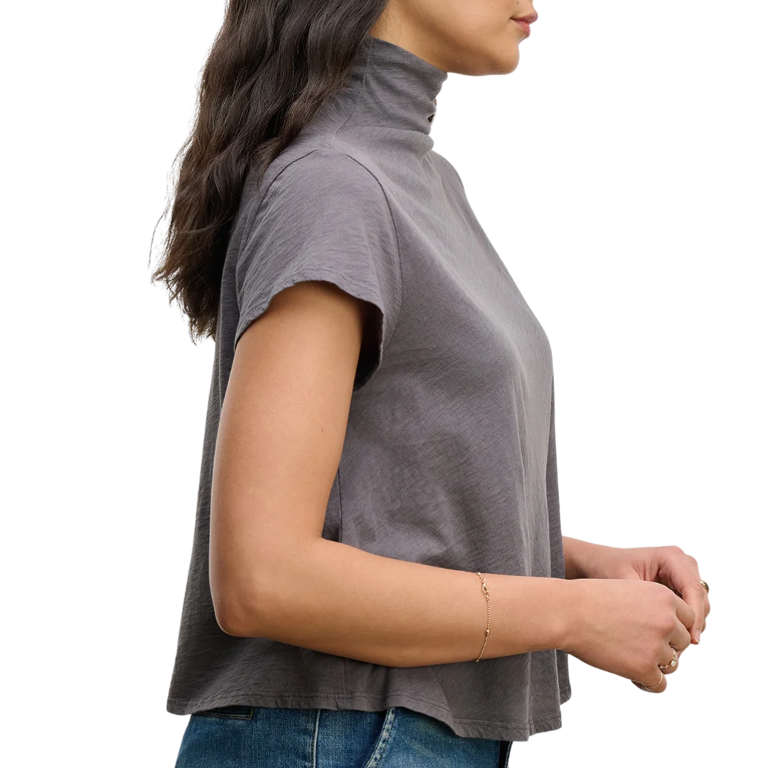 Savi Mockneck Top in Malachite