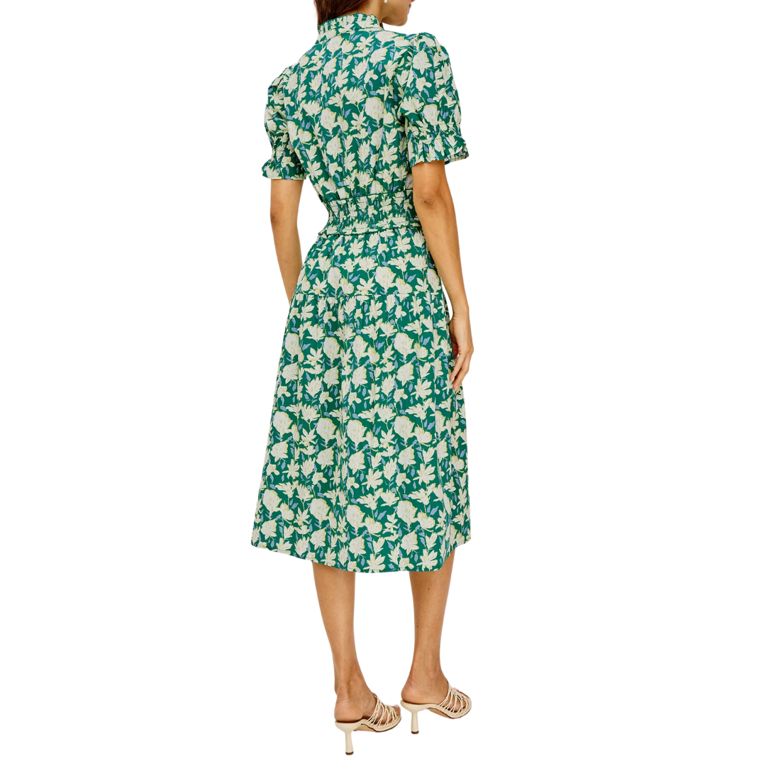 Makayla Dress in Green Mayflower