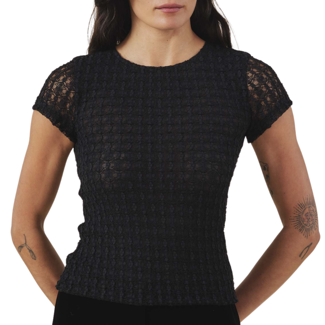 Tracy Lace Top in Black
