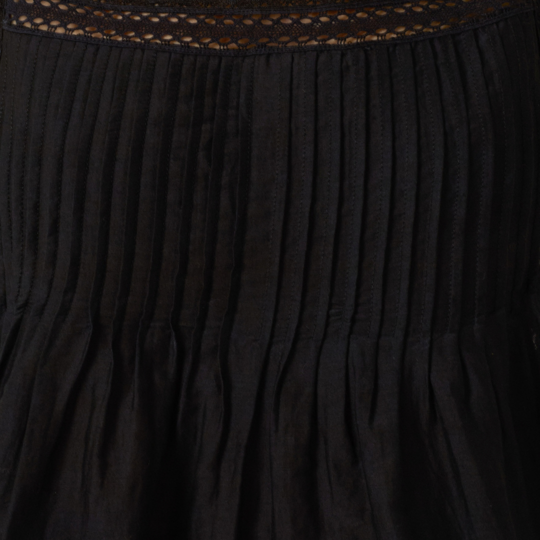 Mimi Onyx Prima Lace Top in Black