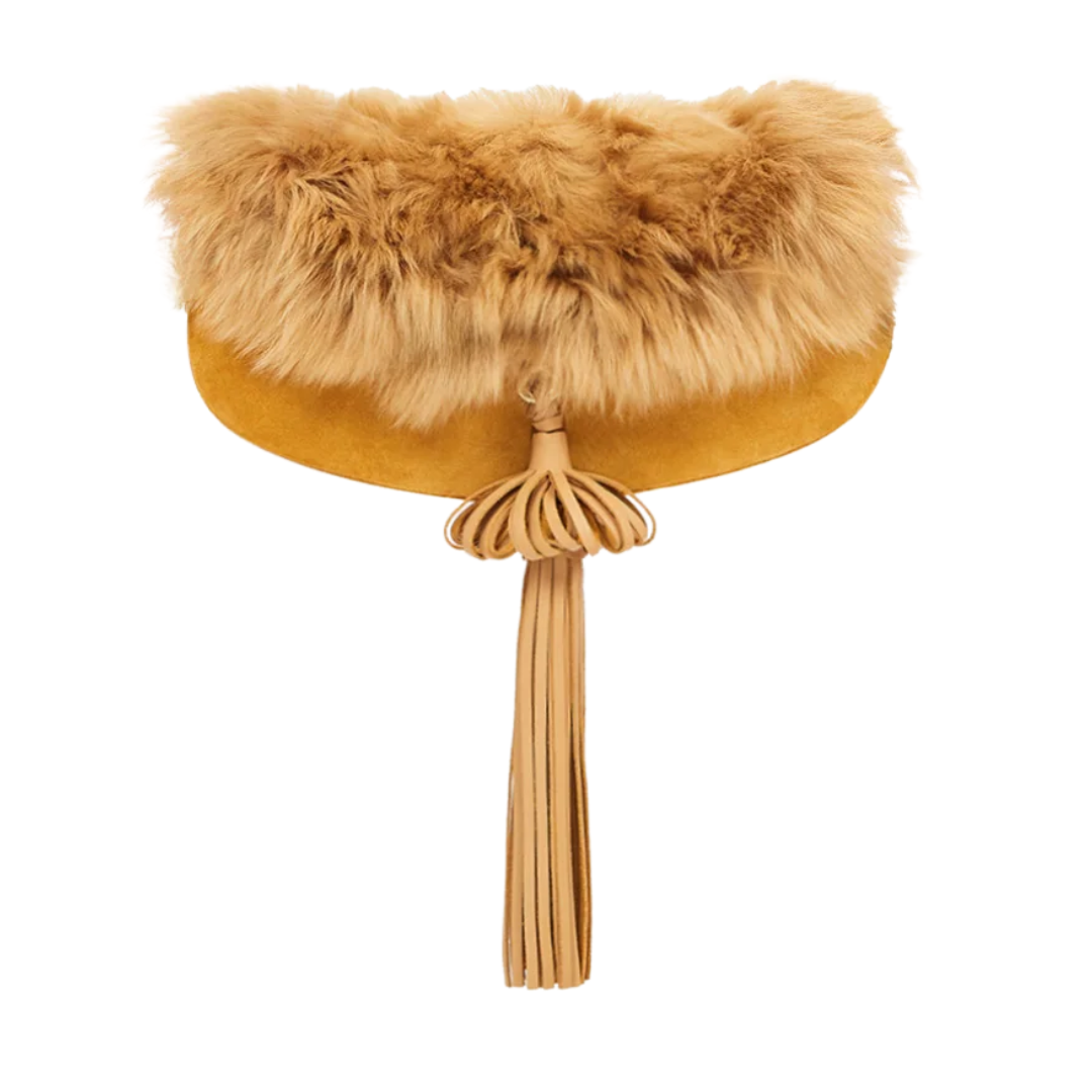 Paloma Tassel Flap Bag in Lotus