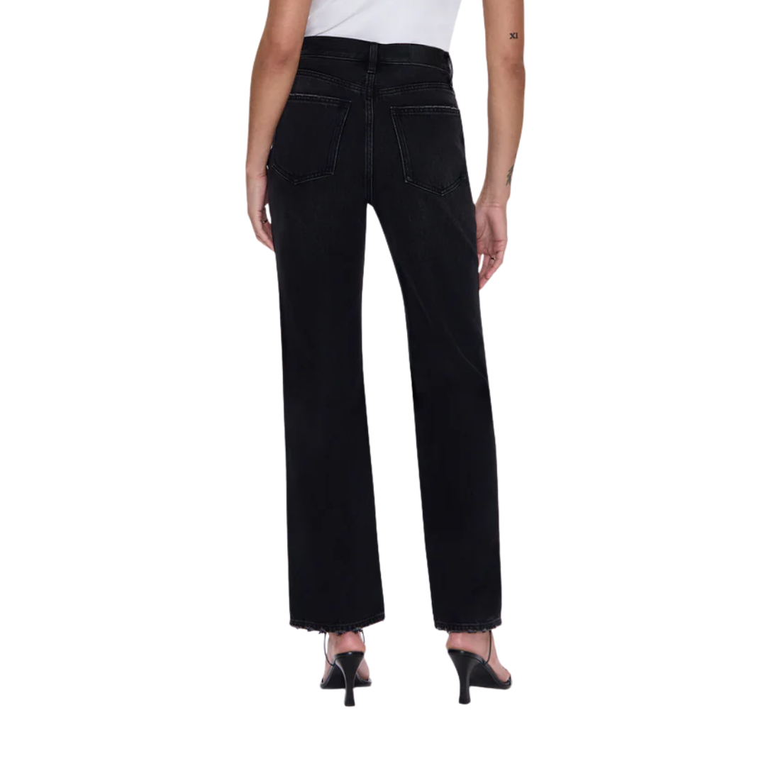 Cassie Super High Rise Straight Jean in Stormy