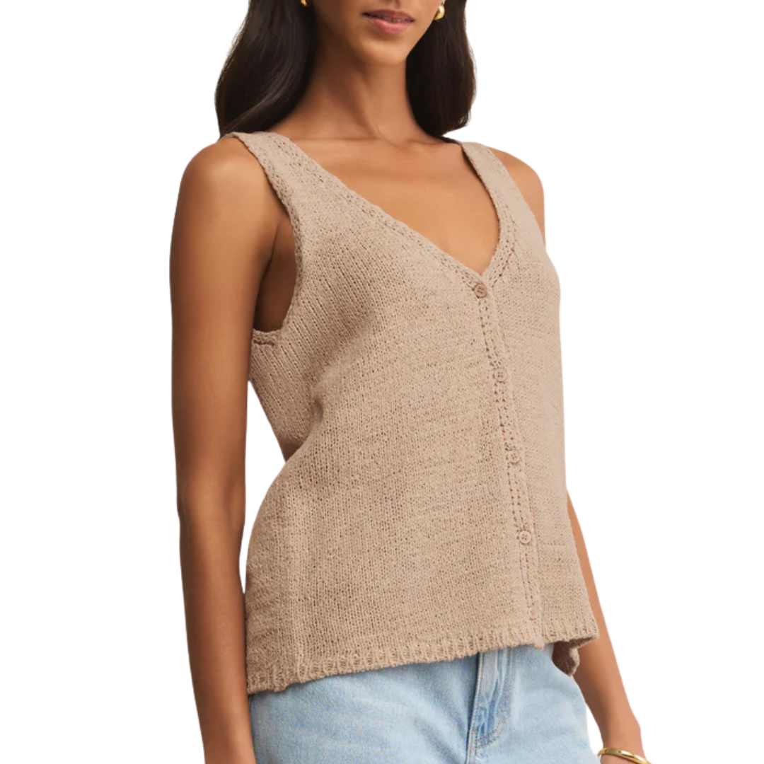 Mage Sweater Vest in Natural